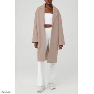 Alo Yoga VIP Blazer Trench Coat | NEW w Tags | Taupe | Limited Edition